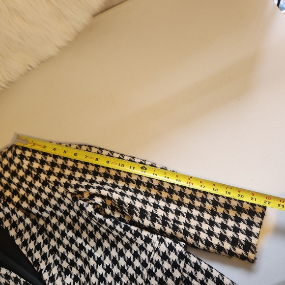 Vintage Oversized Wool Silk Plaid Boyfriend Blazer Jacket Preppy Academia Medium - Picture 14 of 14